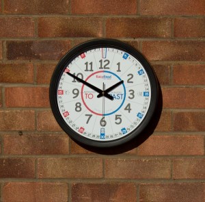 Clock-on-brick