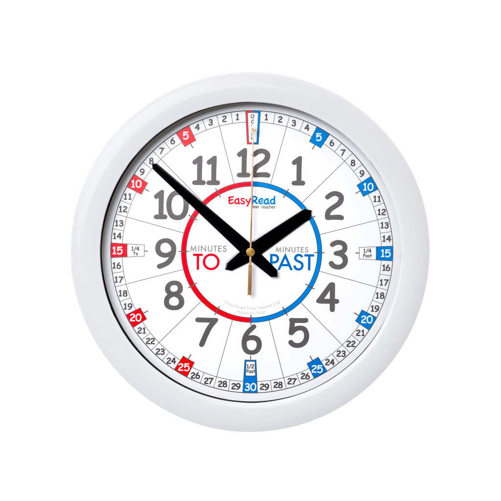 Mini Classroom Wall Clock Learn to Tell The Time with ERTT