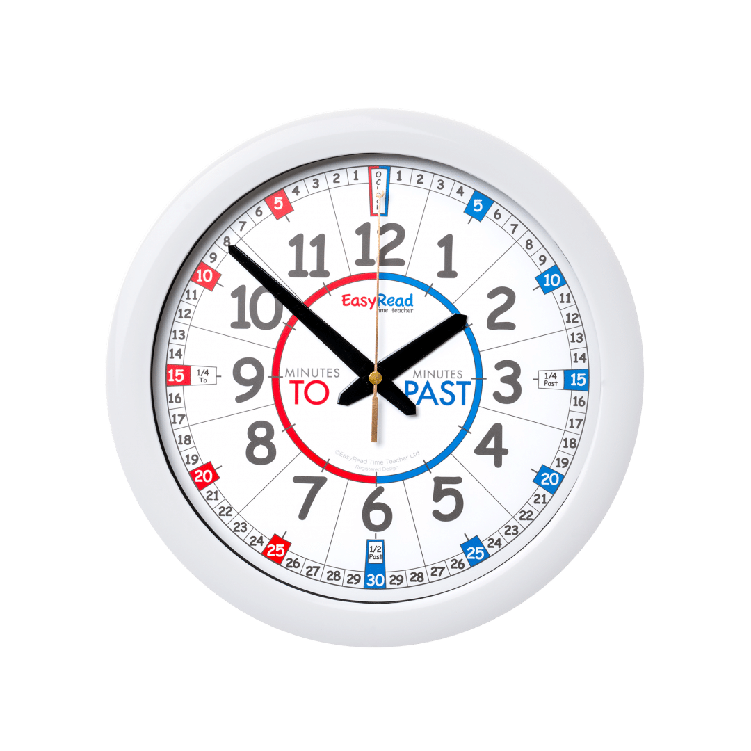 Time teacher clock for schools easyread time teacher