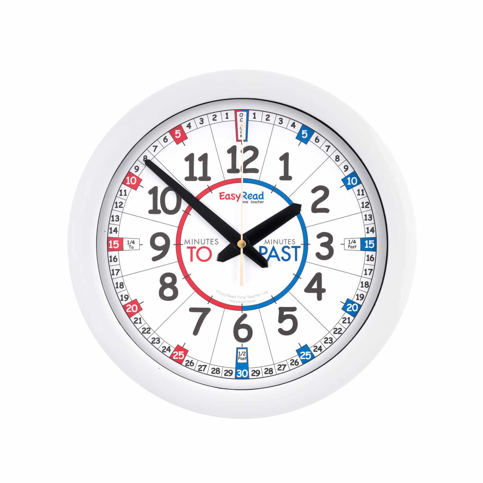 Mini Classroom Wall Clock Learn to Tell The Time with ERTT
