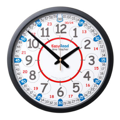 Classroom clock - digital analgue face