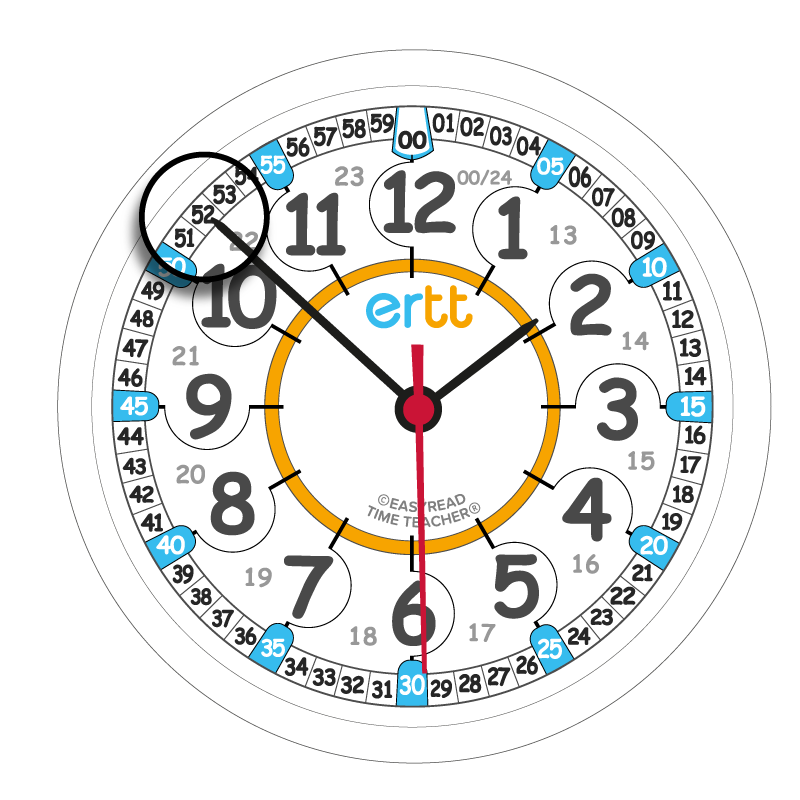 childs teaching clock