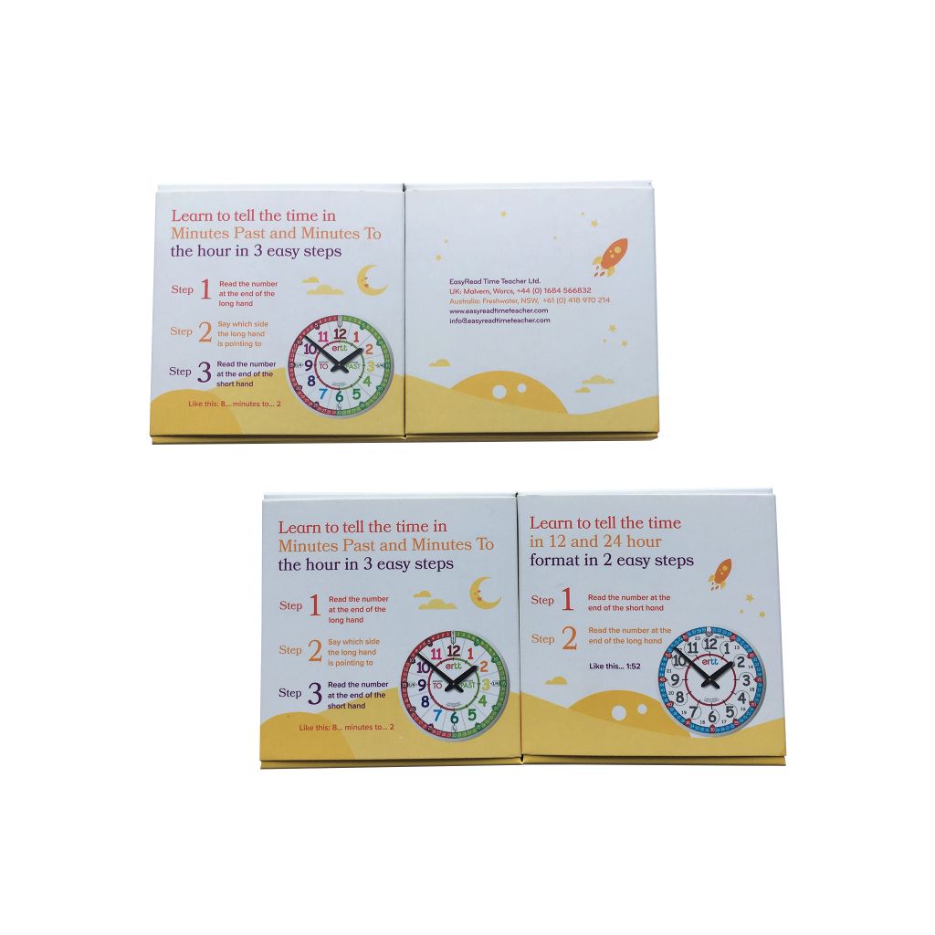 Tell the Time Card Games - EasyRead Time Teacher