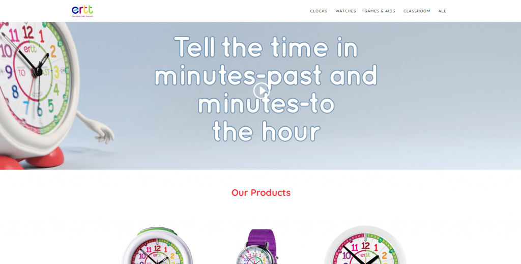 EasyRead Time Teacher new website