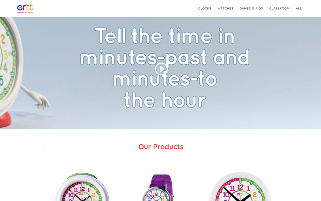 EasyRead Time Teacher Launch New Website