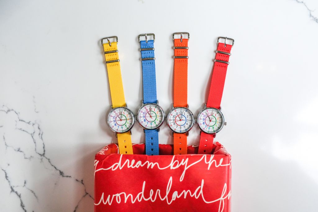 Four EasyRead Watches In a Christmas Box