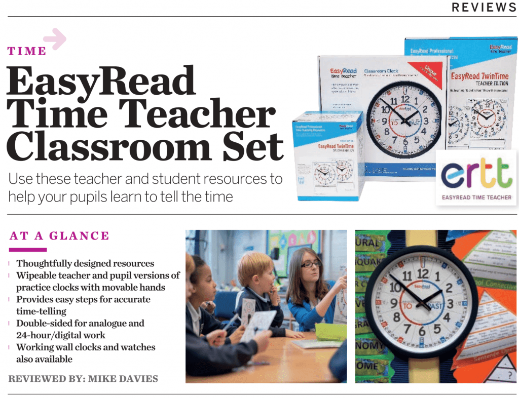 Teach Primary review of EasyRead Time Teacher classroom set