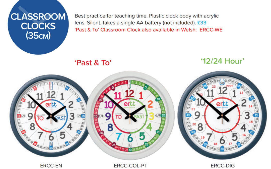 Find the perfect teaching time clocks and resources for your school or club