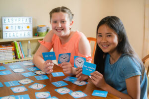 Time teaching games using our Tell the Time Cards